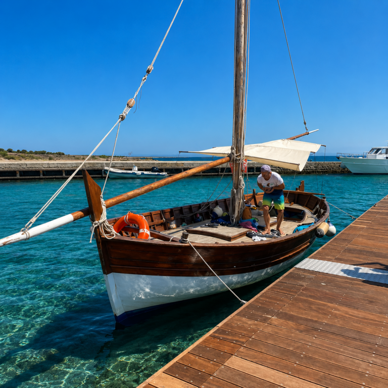 Il Professore, gozzo a vela latina di Asinara’s Latin Sails